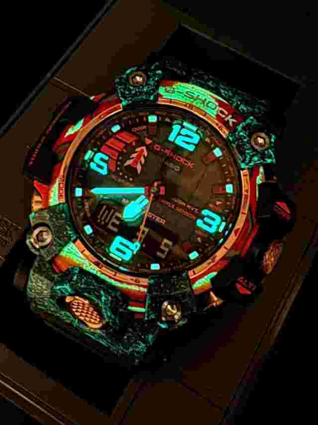 Casio G-Shock FORGED CARBON MUDMASTER 40th Anniversary Flare Red GWG2040FR-1A