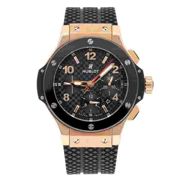 Hublot Big Bang 44 mm
                           
                                 Black 301.PB.131.RX Rose Gold with Black Rubber Watch