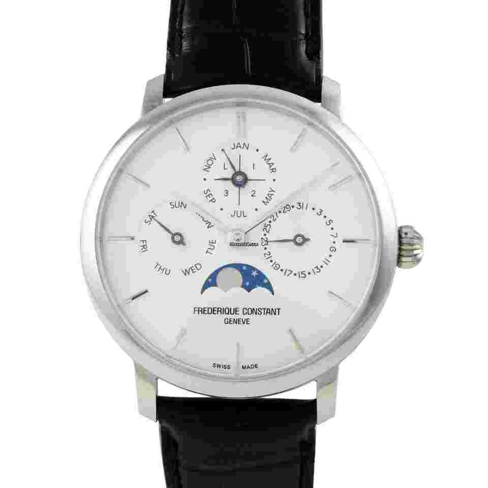 Frederique Constant
                           
                                 Slimline Perpetual Moonphase Watch FC-775S4S6