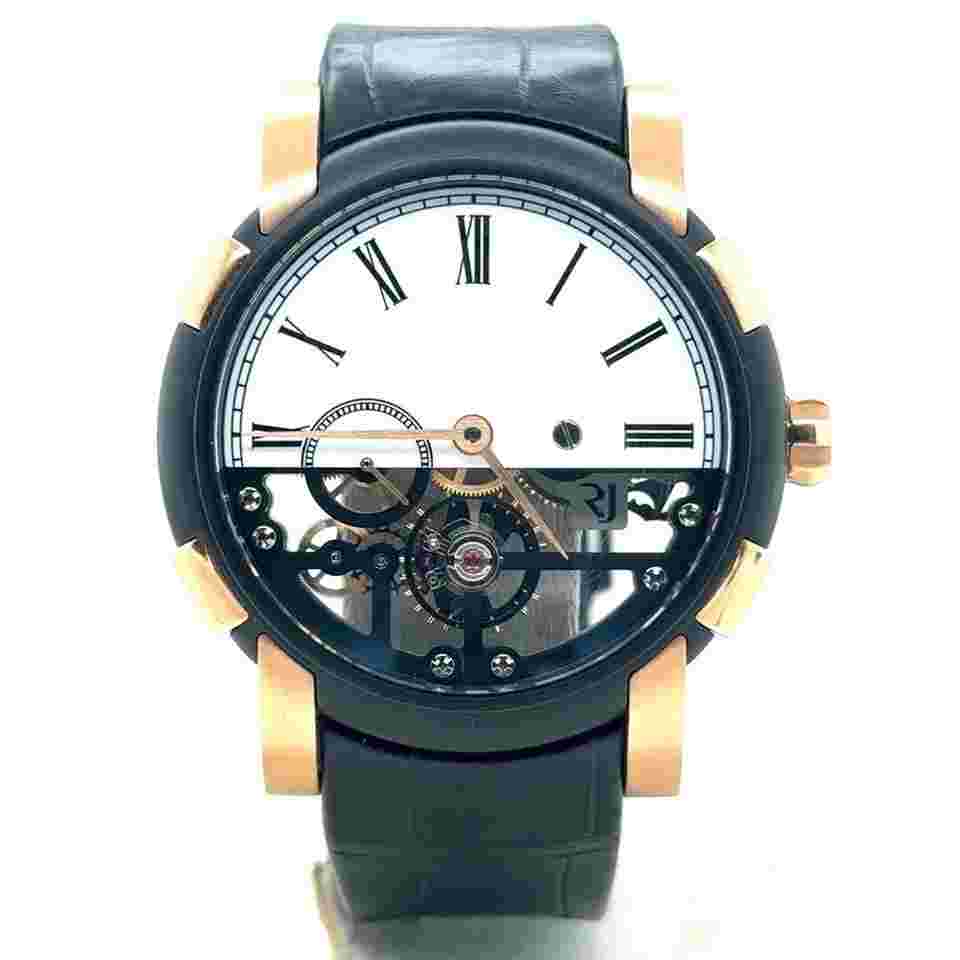 Romaine Jerome Moon DNA Automatic 43mm 18k Rose Gold Men's Watch RJ.M.AU.027.05