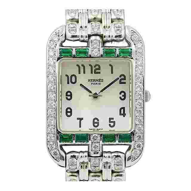 Hermès Cape Cod
                           
                                 33MM CC1298 18K WHITE GOLD WOMEN'S WATCH