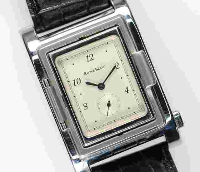 Rainer Brand WM RB 5 Giro Wendeuhr Handaufzug 31mm Unisex Edelstahl
