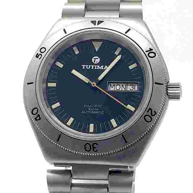 Tutima (like new & unworn) Pacific 40mm Full-Set Military Automatic Ref. 670-01 CCCC