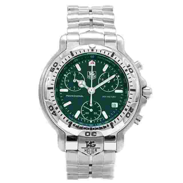 TAG Heuer 6000
                           
                                 Chronograph CH1112 Green Dial - Inventory 6912