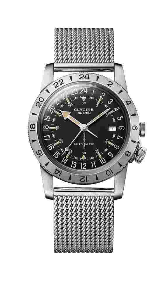 Glycine Airman
                           
                                 Vintage The Chief PURIST Sapphire Crystal