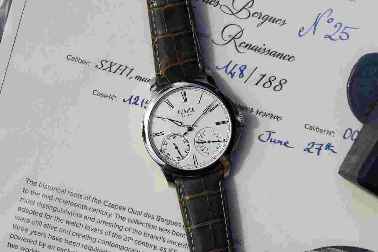 Czapek
                           
                                 2017 Czapek Quai Des Bergues No. 25 First Edition Steel