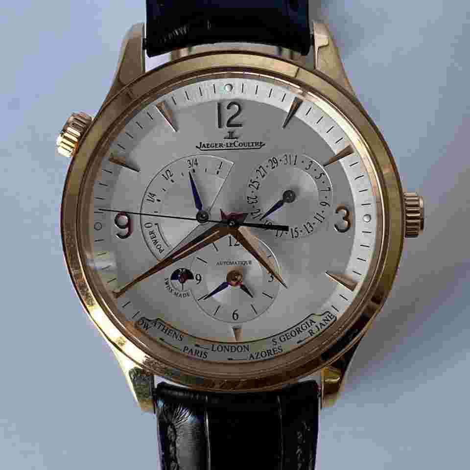 Jaeger-LeCoultre Master Geographic Control Geographic JLC Gold - Relógio de pulso Homem Ouro Rosa