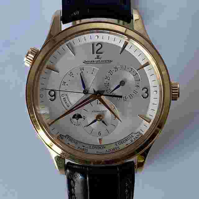 Jaeger-LeCoultre Master Geographic Control Geographic JLC Gold - Relógio de pulso Homem Ouro Rosa