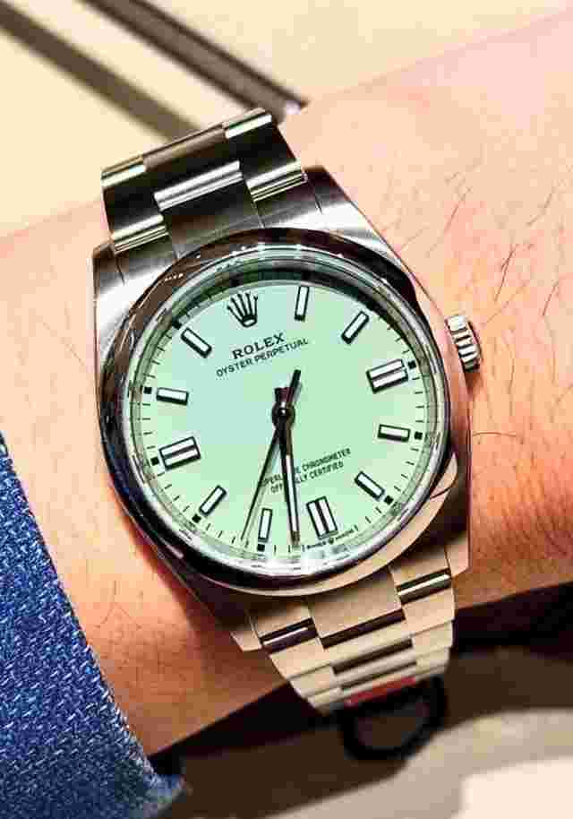 ROLEX 134300-0006 PISTACHO Oyster Perpetual 41 134300 Pistachio Green Index Oyster 2025 