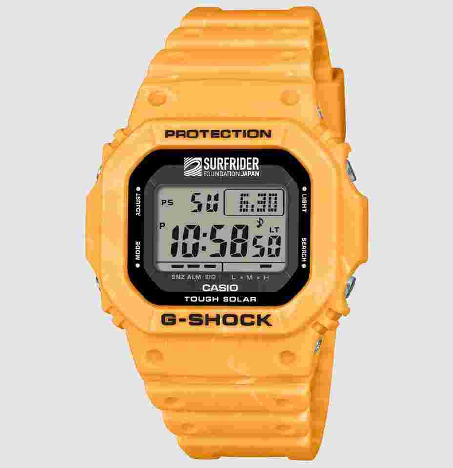 Casio G-Shock G-5600SFJ-9JR Quartz Gshock SURFRIDER FOUNDATION JAPAN digital solar timer watch 2025.6