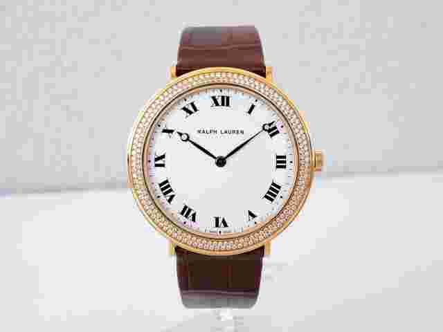 Ralph Slim Classique 18K Rose Gold Diamonds Manual Wind 42 