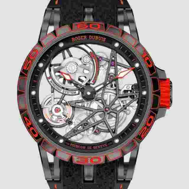 Roger Dubuis Excalibur Spider Pirelli Skeleton Automatic Men's Watch