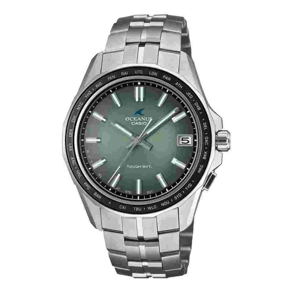 Casio Oceanus Titanium Bluetooth Oceanus Manta OCW-S400RA-3AJF JDM 41.3mm sapphire crystal titanium OCW-S400RA-3AJF casio