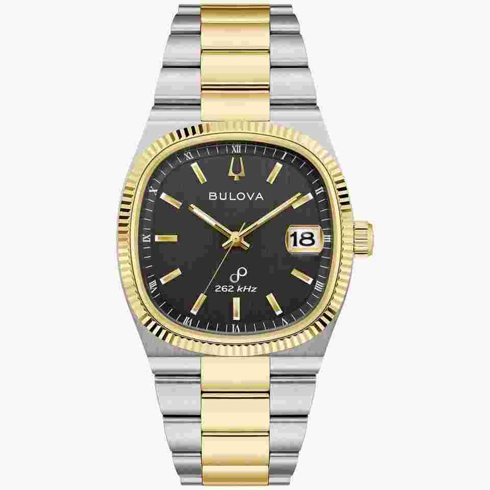 Bulova Precisionist Super Seville 98B458 unisex watch 38 mm high-precision HPQ 262 kHz quartz movemen Bulova Super Seville 98B458