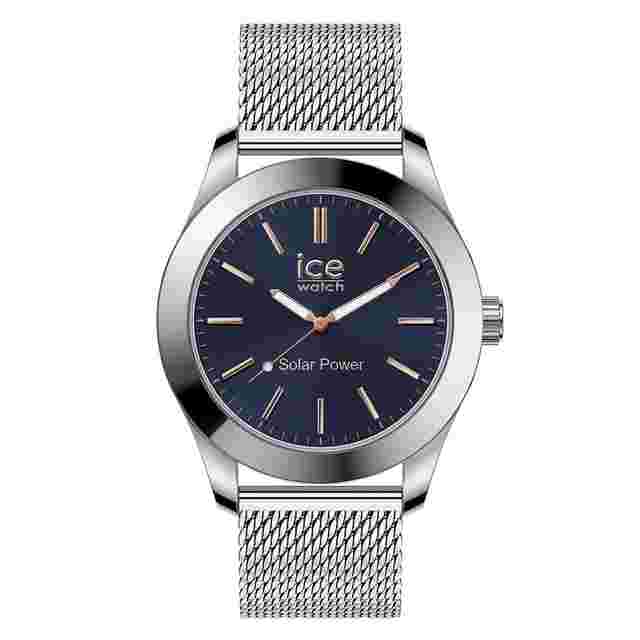 Ice Watch 023794 Herrenuhr ICE Steel Solar M Dunkelblau