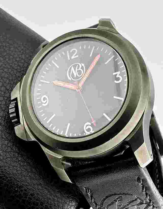 Ennebi FONDALE 44 Ref 9650 DLC Coated Titanium Case Dobra Ennebi Strap 1000m