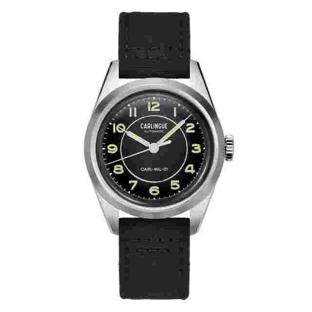 Carlingue Montre Military 01 Noir CT-003-B 