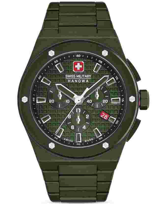 Swiss Military Hanowa SMWGI0002282 Herrenuhr Sidewinder Ceramic Chronograph 43mm 10ATM