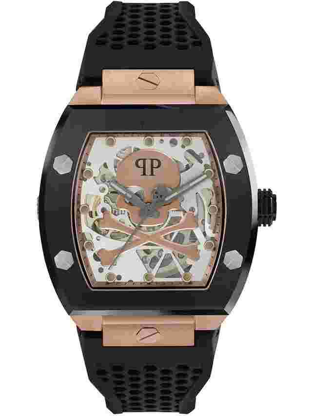 Philipp Plein PWBAA0121 The $keleton Automatik Herrenuhr 44mm 5ATM 