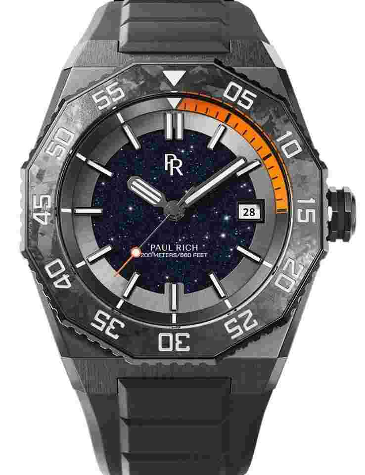 Paul Rich PR-45272 Herrenuhr Aquacarbon Pro Forged 42mm 20ATM