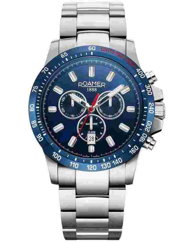Roamer 861837 41 45 20 Herrenuhr Rimini Chronograph 45mm 10ATM