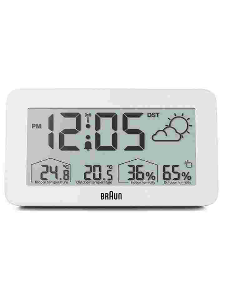 Braun BC13WP-DCF digitaler Funkwecker m. Wetterstation 