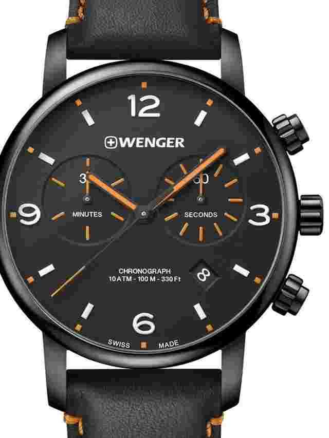 Wenger 01.1743.114 Urban Metropolitan Chronograph Herrenuhr 44mm 10ATM