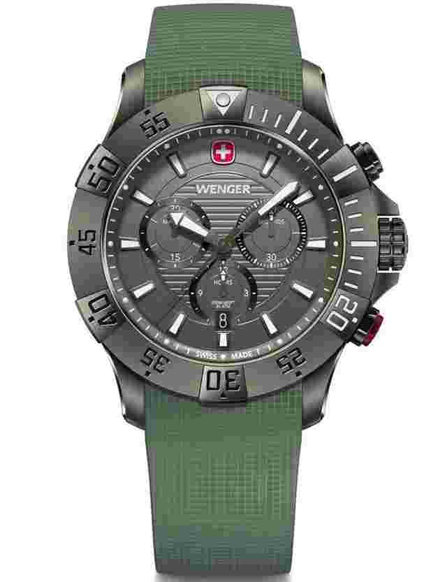 Wenger Sea Force 01.0643.127 Herrenuhr Seaforce Chronograph 43mm 20ATM