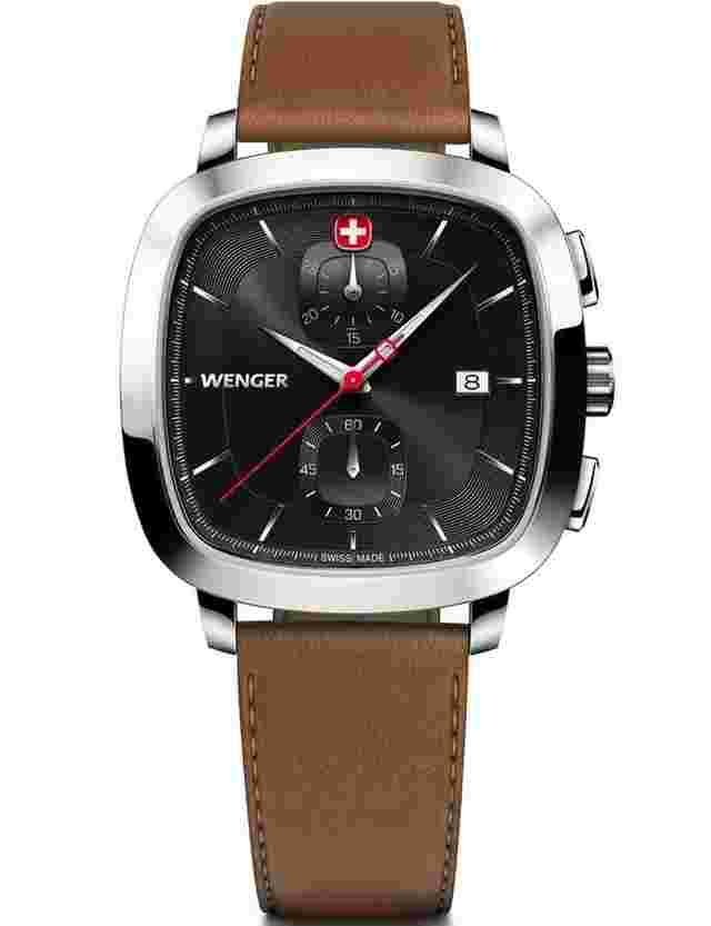 Wenger 01.1933.102 Herrenuhr Vintage Classic Chronograph 40mm 5ATM