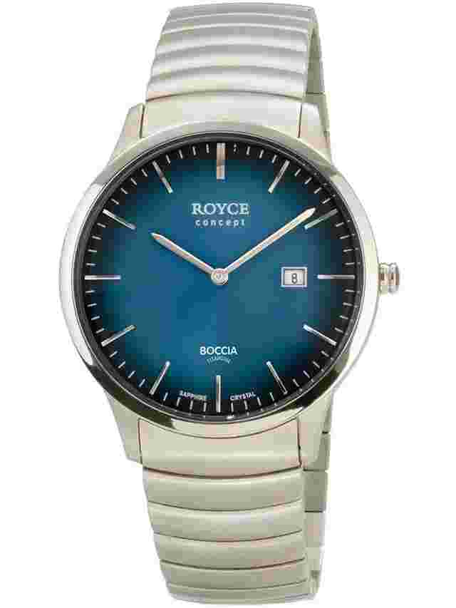 Boccia 3645-03 Royce Herrenuhr Titanium 40mm 3ATM