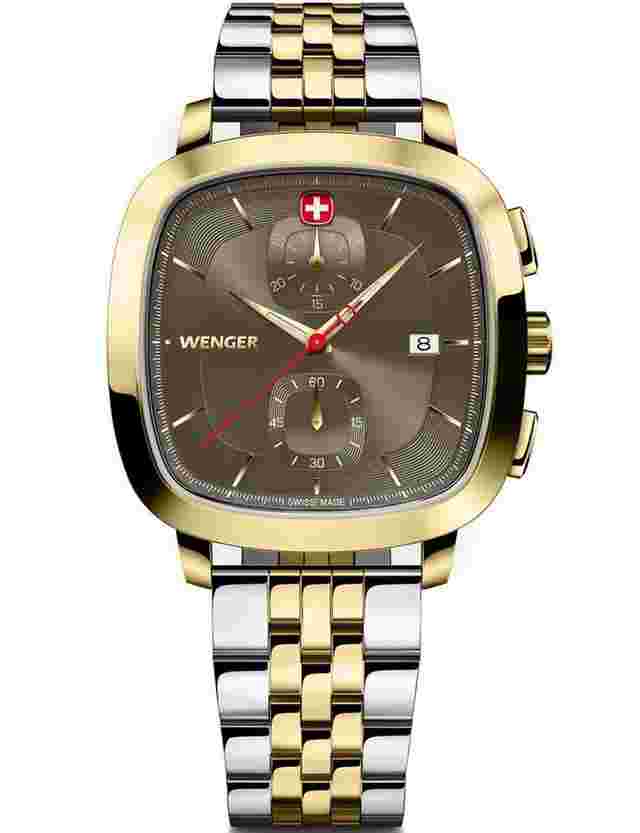 Wenger 01.1933.106 Herrenuhr Vintage Classic Chronograph 40mm 5ATM