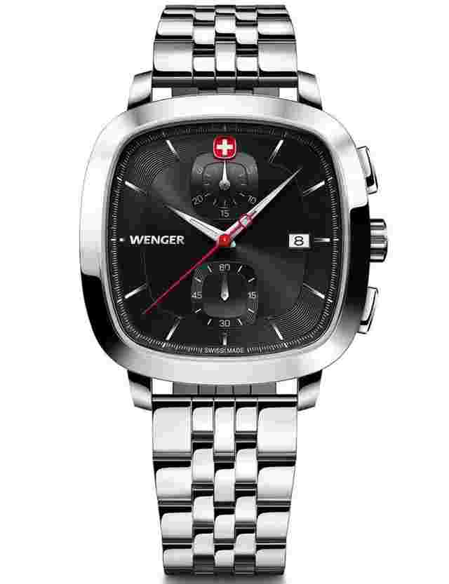 Wenger 01.1933.101 Herrenuhr Vintage Classic Chronograph 40mm 5ATM