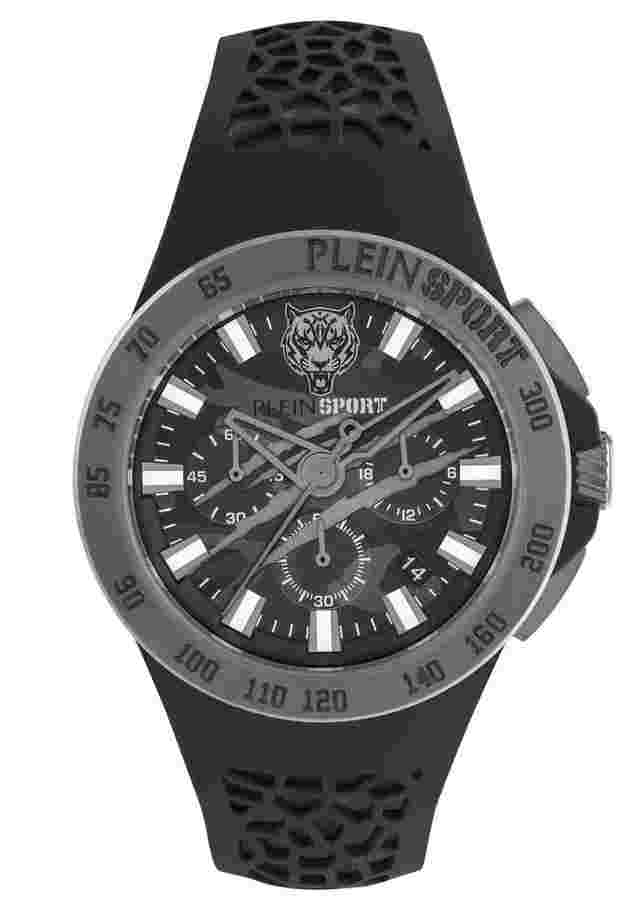 Philipp Plein PSABA0123 Herrenuhr Chronograph Thunderstorm Schwarz