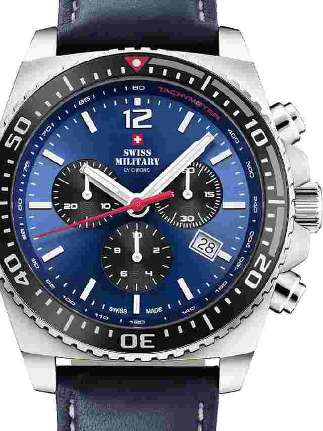 Swiss Military SM34093.04 Sport Chronograph Herrenuhr 45mm 10ATM