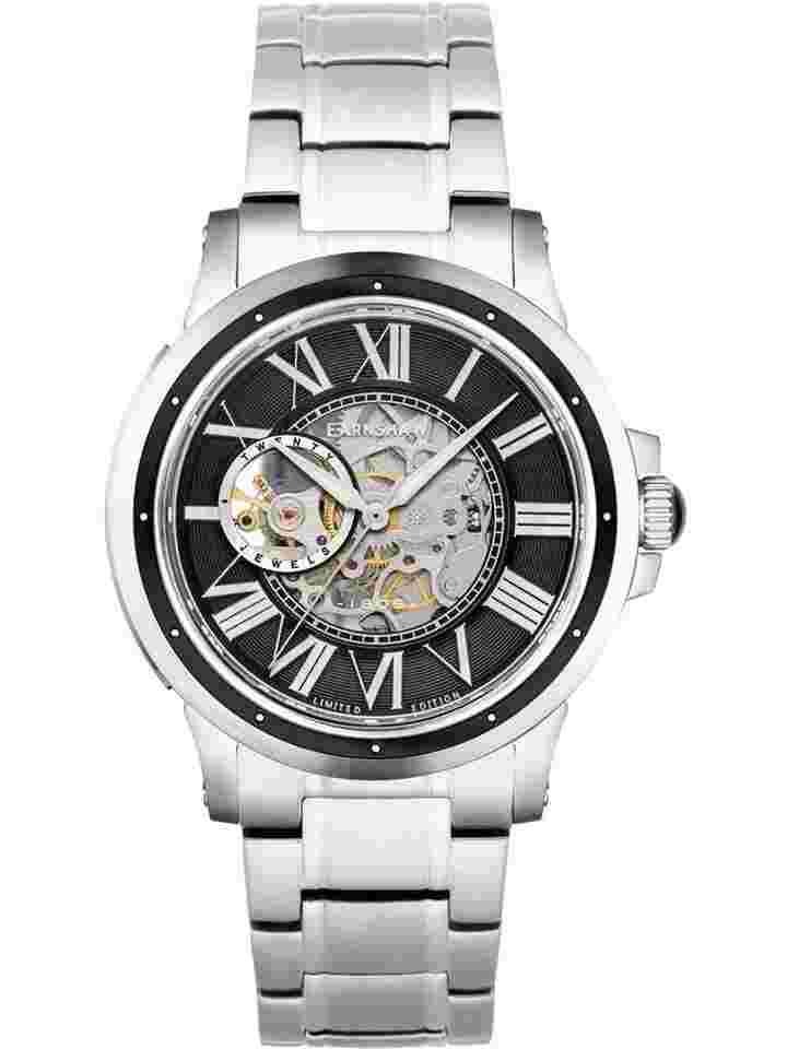 Thomas Earnshaw ES-8243-44 Comet Open Heart Skeleton Herrenuhr 42mm 