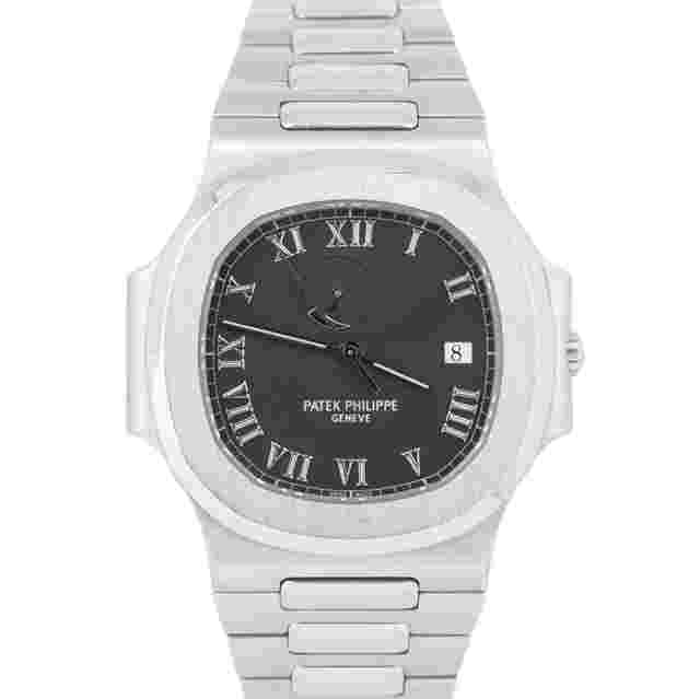 Patek Philippe Nautilus UNPOLISHED PAPERS Nautilus Comet 3710/1A Black Roman 42mm B+P