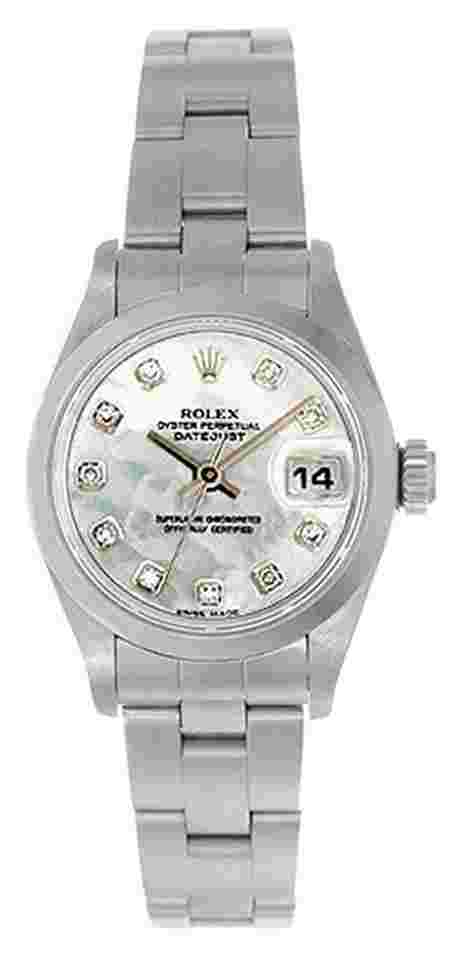 Rolex Oyster Perpetual Lady Date
Ladies Rolex Date Watch 79160 Mother of Pearl Diamond Dial