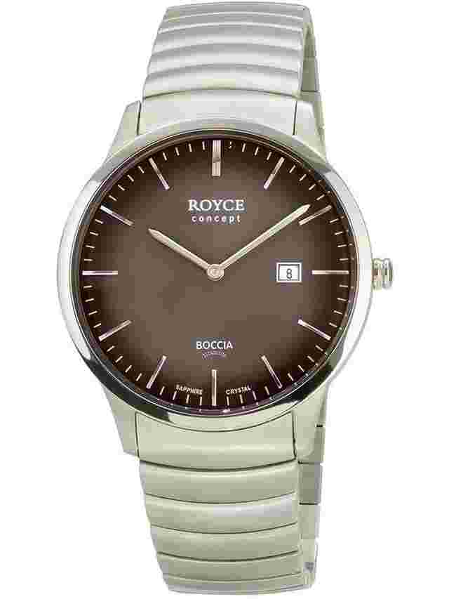 Boccia 3645-04 Royce Herrenuhr Titanium 40mm 3ATM 