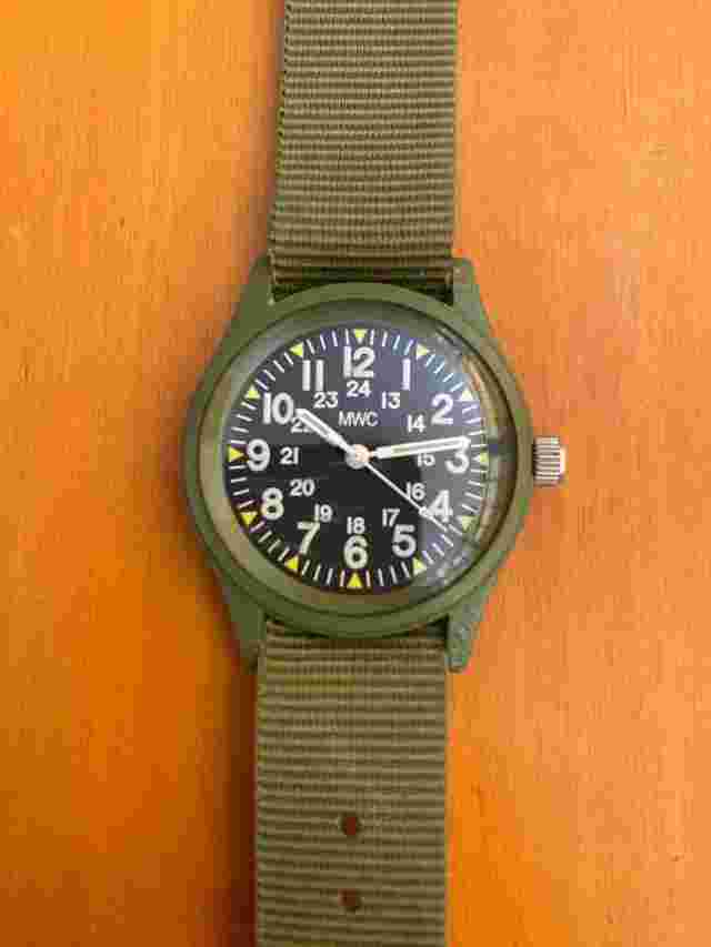 MWC U.S. MILITARY FIELD WATCH RE-EDITION OF USA 1969 GENERAL PURPOSE MILITARY FIELD WATCH 