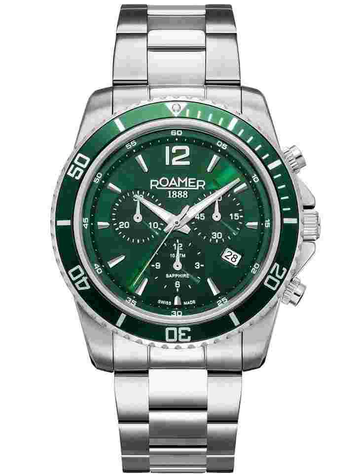 Roamer 862837 41 75 20 Herrenuhr Nautic Chrono 100 Chronograph 43mm 10ATM