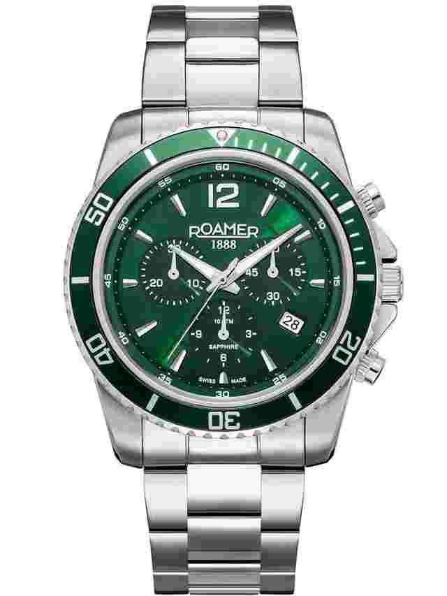 Roamer 862837 41 75 20 Herrenuhr Nautic Chrono 100 Chronograph 43mm 10ATM