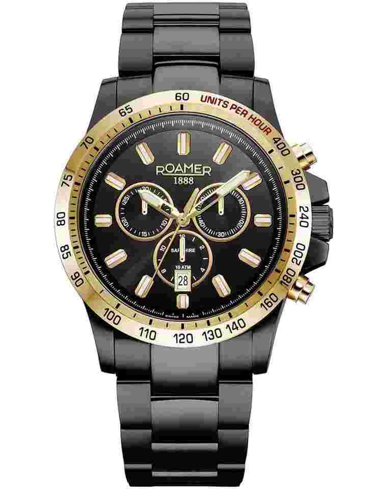 Roamer 861837 49 55 20 Herrenuhr Rimini Chronograph 45mm 10ATM
