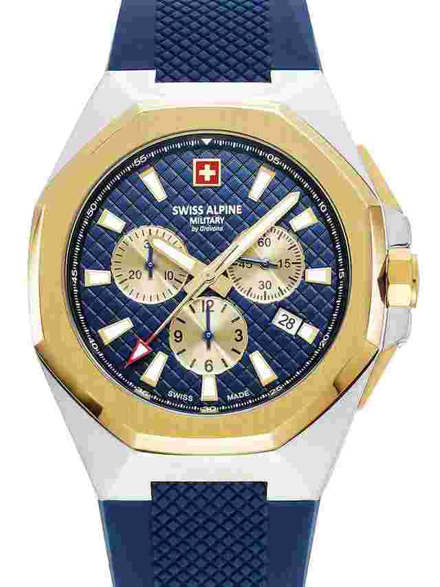 Swiss Alpine Military 7005.9845 Typhoon Chronograph Herrenuhr 42mm 10ATM 