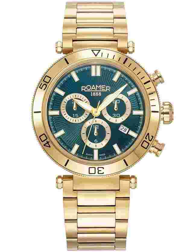 Roamer 994837 48 75 20 Herrenuhr Toscana Chronograph 43mm 5ATM