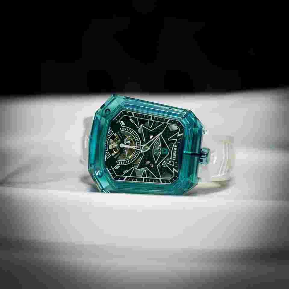 Aventi A15 Aventi A15-01 Wraith Ice Blue Paraiba Saphite Tourbillon 