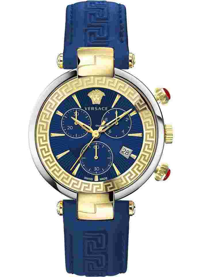 Versace VE2M00221 Revive Chronograph Herrenuhr 41mm 5ATM