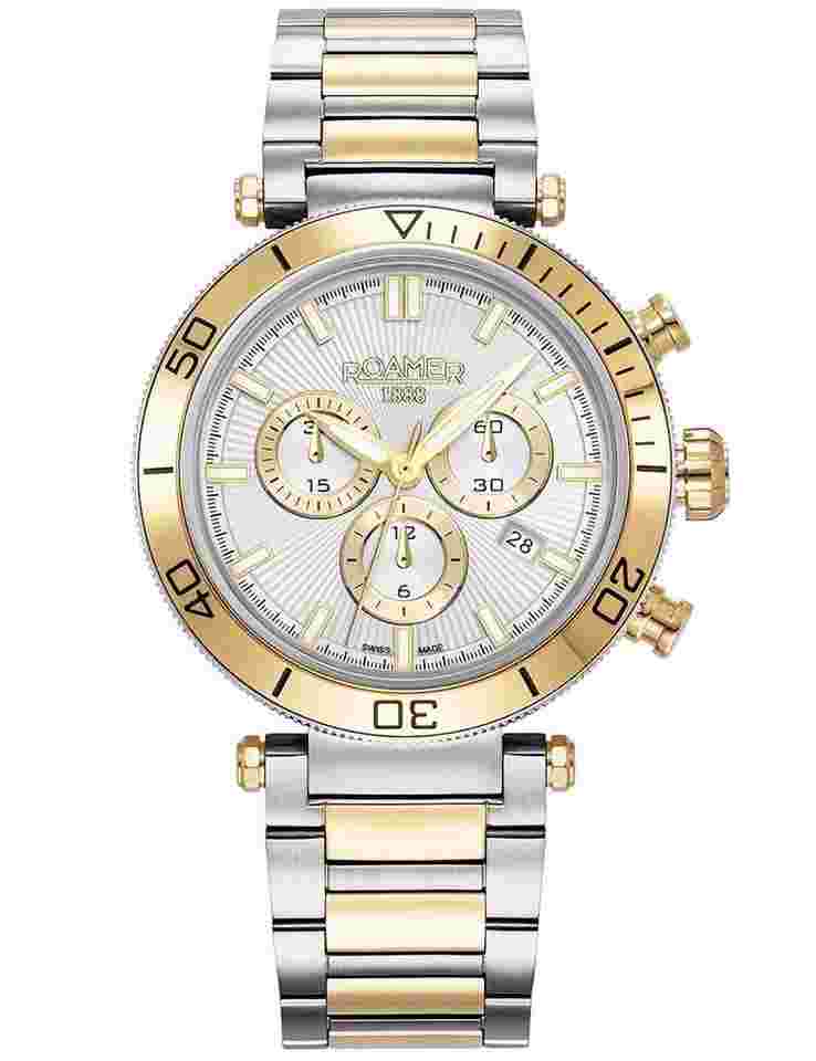 Roamer 994837 47 25 20 Herrenuhr Toscana Chronograph 43mm 5ATM