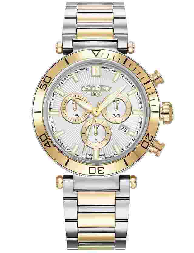 Roamer 994837 47 25 20 Herrenuhr Toscana Chronograph 43mm 5ATM