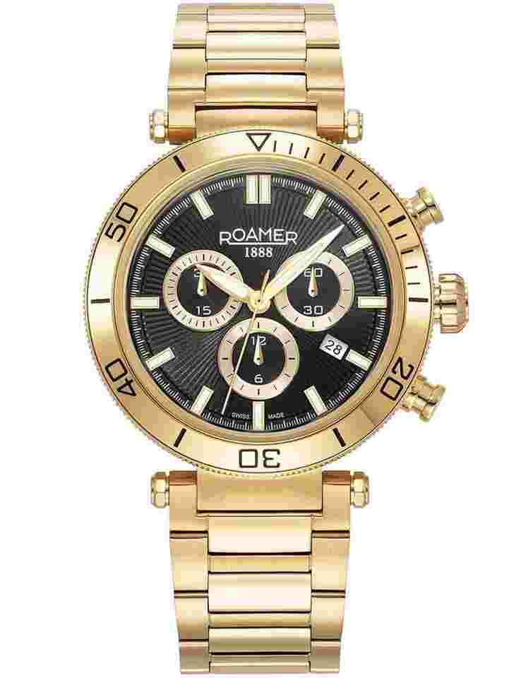 Roamer 994837 48 85 20 Herrenuhr Toscana Chronograph 43mm 5ATM
