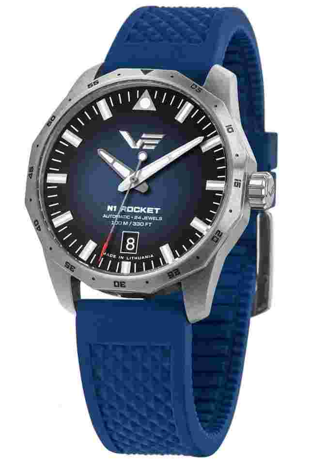 Vostok Europe NH35-125A748-SIBLU Armbanduhr Automatik Rocket N1 Blau 39 mm